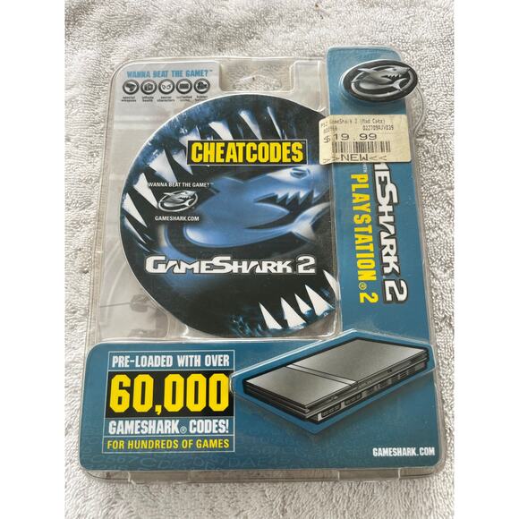 GameShark Cheat Codes PlayStation 2 PS2 Disc w Case-NIB - Picture 1 of 2